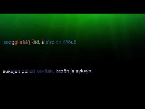 Lyriikkavideo suomeksi by AMOC x Ailu Valle ft  Hildá Länsman & Heidi Gauriloff  - Steehlaž kååvas
