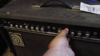 Video thumbnail for Ampeg SS-70C Repair by Holden's Shop