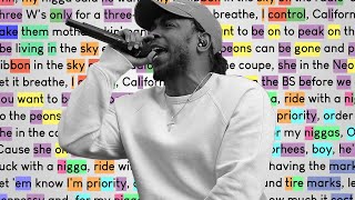 Kendrick Lamar - The Recipe | Rhymes Highlighted