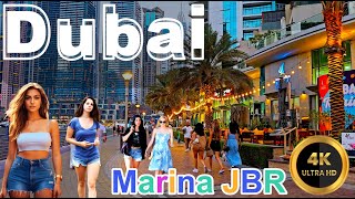 The Most Famous and Intractable Place ln Dubai Marina JBR, Walking Tour Dubai UAE