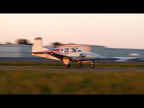Beech 95 Travel Air Departure #2 KHWY