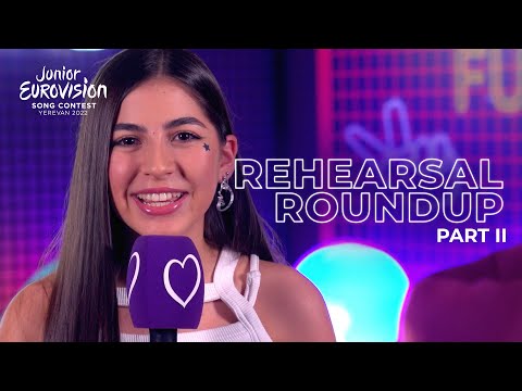 First Look at Junior Eurovision Rehearsals 2022 - Part 2