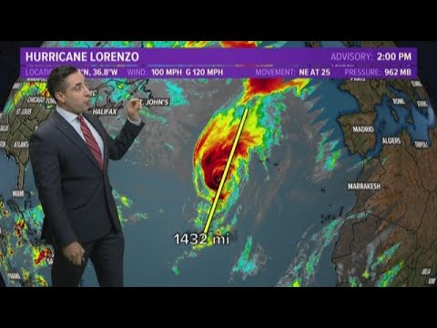 TROPICS UPDATE: Hurricane Lorenzo and tropics overlook for October
