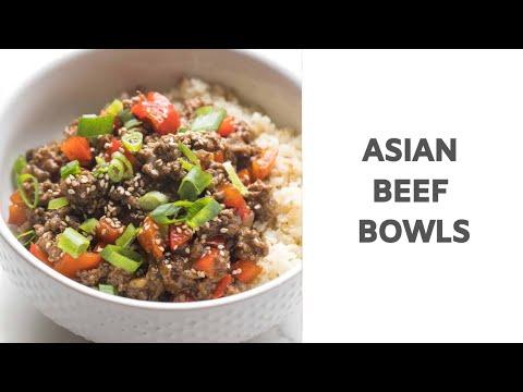 Whole30 + Keto Asian Beef Bowls
