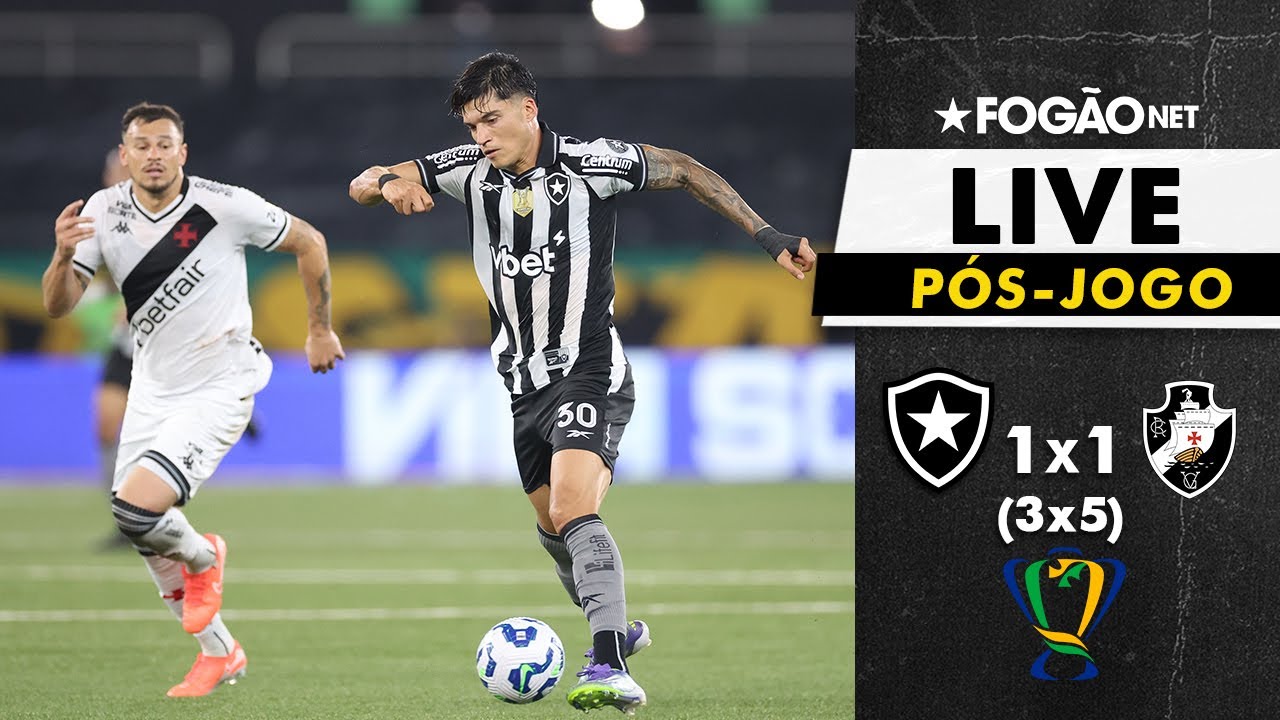 LIVE | Pós-jogo e repercussão da eliminação do Botafogo para o Vasco nos pênaltis na Copa do Brasil LIVE | Pós-jogo e repercussão da eliminação do Botafogo para o Vasco nos pênaltis na Copa do Brasil