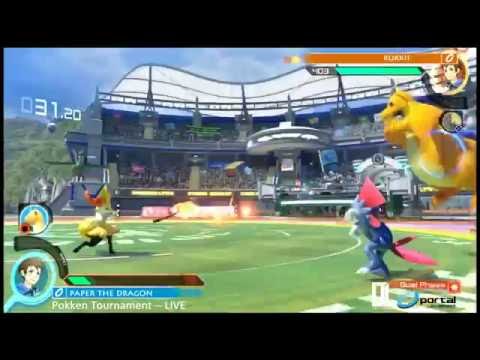 Paper the Dragon vs Kukkii  - Grand Finals - Pokken at Portal Tuesdays 5/31/16