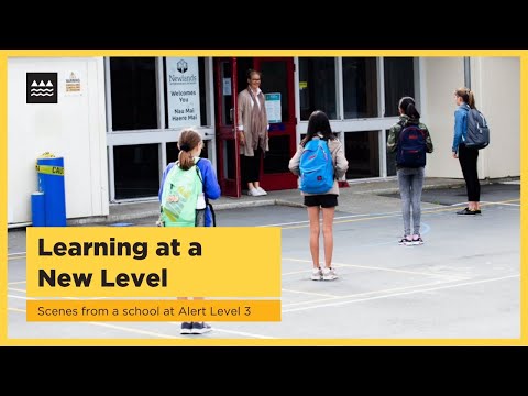 Scenes of a school at Alert Level 3