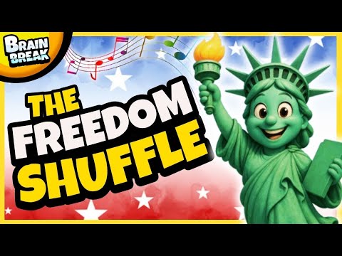 🇺🇸 The Freedom Shuffle Brain Break | 4th of July Freeze Dance Fun! 🇺🇸