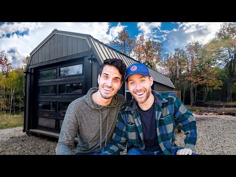 Come Inside! Finishing our Converted Shed in the Woods!