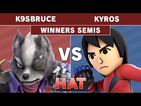 HAT 104 - TG | K9sBruce (Wolf) Vs. W8 | Kyros (Mii Brawler) Winners Semis - Smash Ultimate