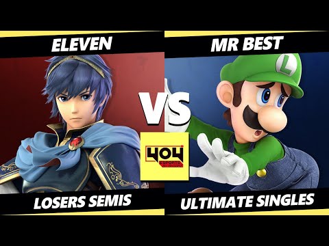 4o4 Weekly 43 LOSERS SEMIS - Eleven (Marth, Byleth) Vs. Mr Best (Luigi) Smash Ultimate - SSBU