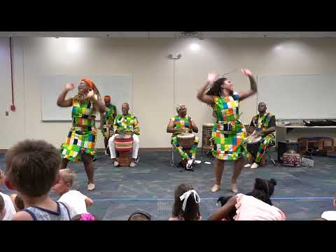 Soul In Motion African Dance & Drum Performing SINTE @ Sherwood Regional Library 2023