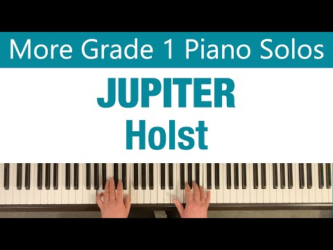 JUPITER | from The Planets | Holst | More Grade 1 Piano Solos | sheet music link below