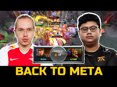 T1.TOPSON VS ARMEL - T1 VS FNATIC MID BATTLE DOTA 2