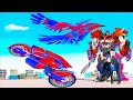 Robot Gundam Transformation Eagle Bike Shooting Robot Transform Game Android Gameplay
