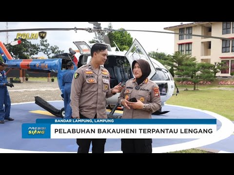 KABID HUMAS POLDA LAMPUNG LAKUKAN PANTAUAN UDARA UNTUK CEK KONDISI MUDIK DI WILAYAH POLDA LAMPUNG