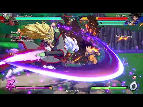 【DBFZ v1.31】Gotenks/Zamasu/Base Goku 1.25 Bar Sparkless TOD