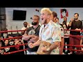 LIVE - JAKE PAUL VS TYRON WOODLEY FIRST FACE OFF AND PRESS CONFERENCE