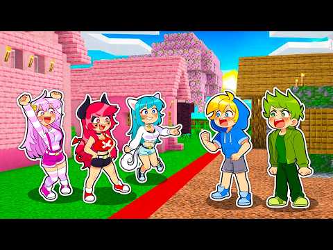 Le RAGAZZE hanno DIVISO il VILLAGGIO Su Minecraft!