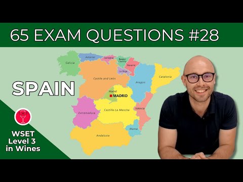 Spain | 65 WSET Level 3 in Wines Multiple Choice Exam Questions | Video #28