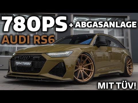 780 hp & exhaust system - Audi RS6 C8 Stage 2 with TÜV approval - Legal sound, acceleration, driv...