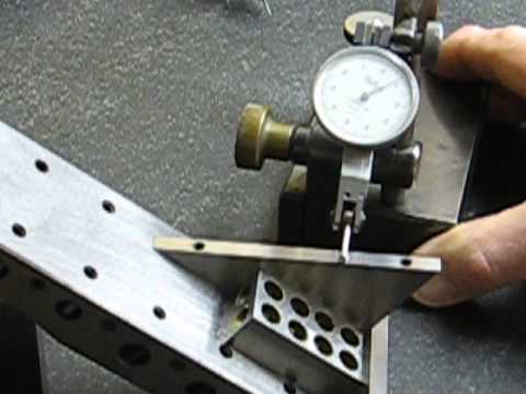 Inspecting Angularity using Dial Indicator and Sine Bar