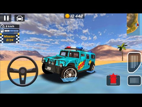 US Police Hummer H2 SUV Drive 🚘💥 - Police Drift Car Driving #1 - AMG GameplaysTV