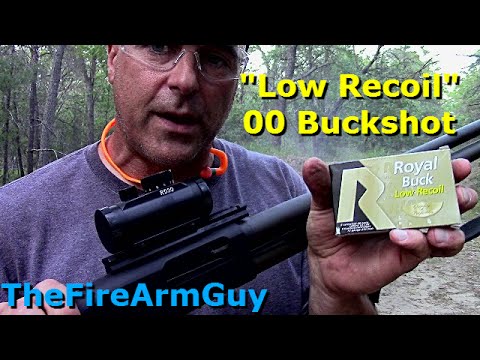 Mossberg 500 with "Low Recoil" 00 Buckshot - TheFireArmGuy