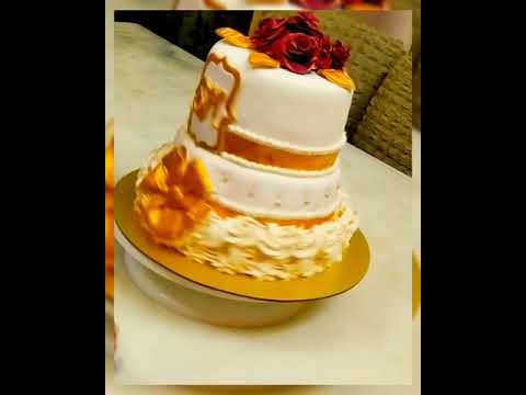 wedding cake ..from Sneha's Food Palace...made by Sneha kadir