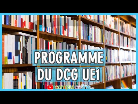 Programme du DCG UE1 Fondamentaux du droit