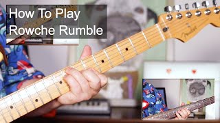 &#39;Rowche Rumble&#39; The Fall Guitar &amp; Bass Lesson