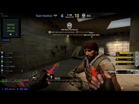 CS:GO BOTs - cs_summit 6 Online: Europe: Team Heretics vs BIG Group D
