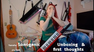 Video thumbnail for Yamaha SHS-500 Sonogenic Unboxing and Review by Pink and the Keytar Cat