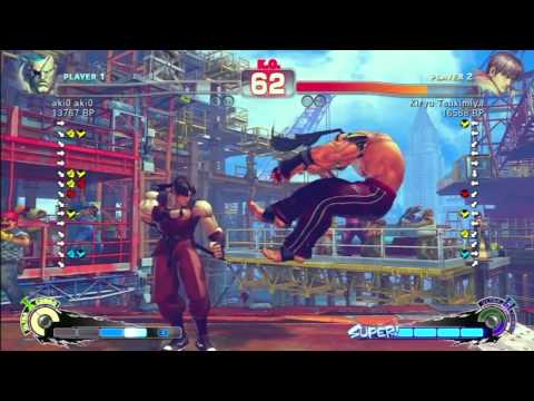 SSF4 Rank Match  aki0 aki0 (SA)  vs  Kiryu Tsukimiya (GY)