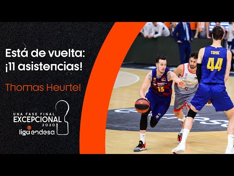 Heurtel está de vuelta: ¡11 asistencias!