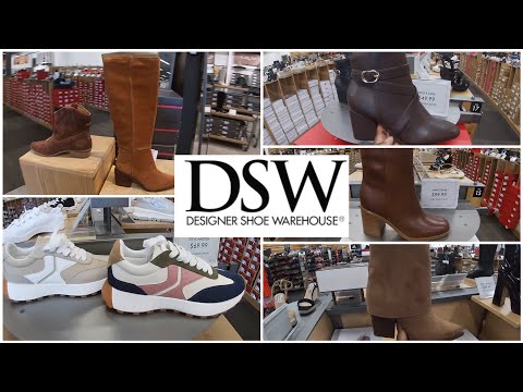 DSW Designer Shoe Warehouse Botas de outono e tênis Compras 2023