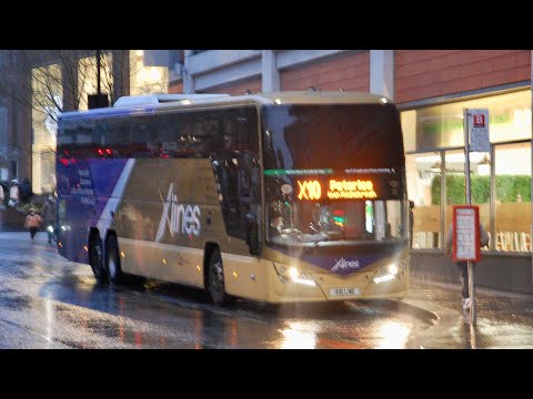 Night time ride: Go North East 7155 (X10LNE) Ex OW15WKE Volvo B11RT/Plaxton Elite Interdeck
