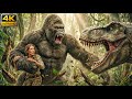 King Kong Vs T Rex Fight Scene The King Defends His Queen Full HD Movie Clip