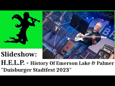 H.E.L.P. live at Duisburger Stadtfest, July 21 2023, concert slideshow by Nightshade TV