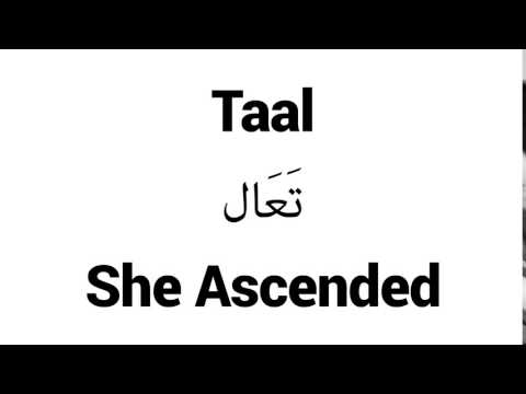 How to Pronounce Taal! - Middle Eastern Names
