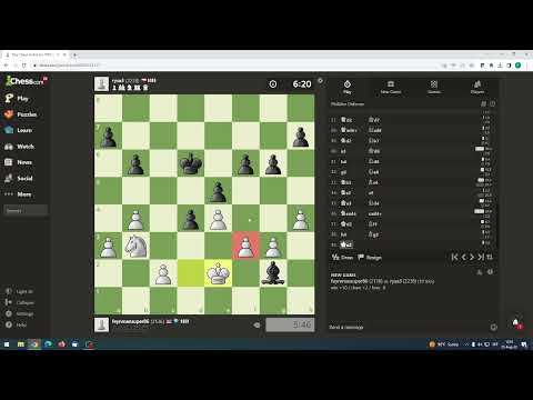 Rapid partija na 10 min. Borba do kraja.