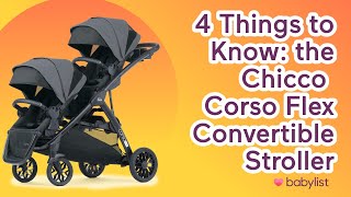 4 Things to Know: Chicco Corso Flex Convertible Stroller | Babylist | Review