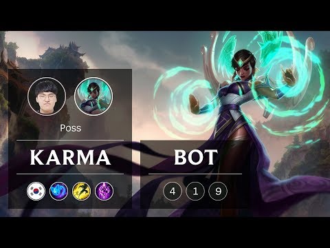 Karma Bot vs Sivir - KR Grandmaster Patch 9.3