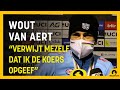 Wout van Aert baalt van tweede plaats: "Zag er goed uit tot de lekke band"