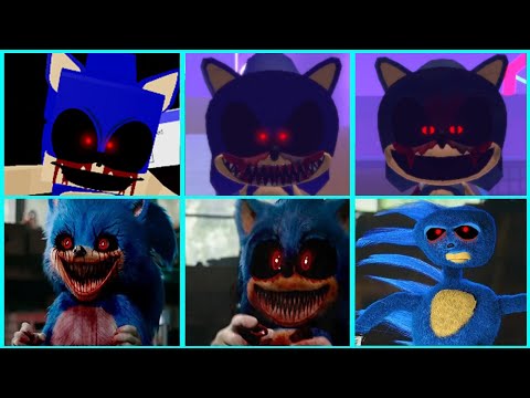 Sonic The Hedgehog Movie - Sonic EXE Uh Meow All Designs Compilation 8