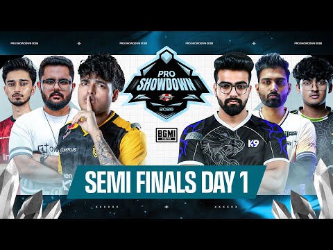 UE Pro Showdown 2026 | #BGMI | Semi Finals Day-1 | Ft- #GodL , #SouL , #RNTX , #OG , #GDR etc