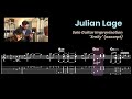 Guitar Transcription: Julian Lage - 