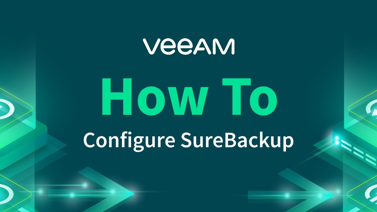 SureBackup configuration guide video