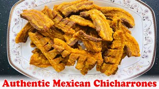 Authentic Mexican Chicharrones Recipe | Crispy Fried Pork Belly | Homemade Cracklings