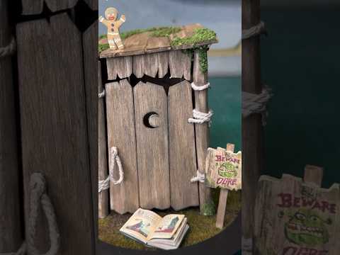 Making a Miniature Shrek Outhouse!! Happy 20th anniversary to Shrek 2 #shrek #miniature #anniversary